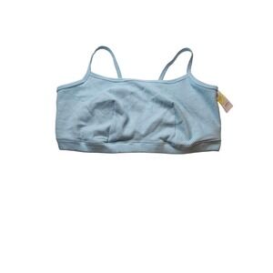 Auden Waffle Unlined Bralette 3X Light Blue Comfort Stretch Loungewear